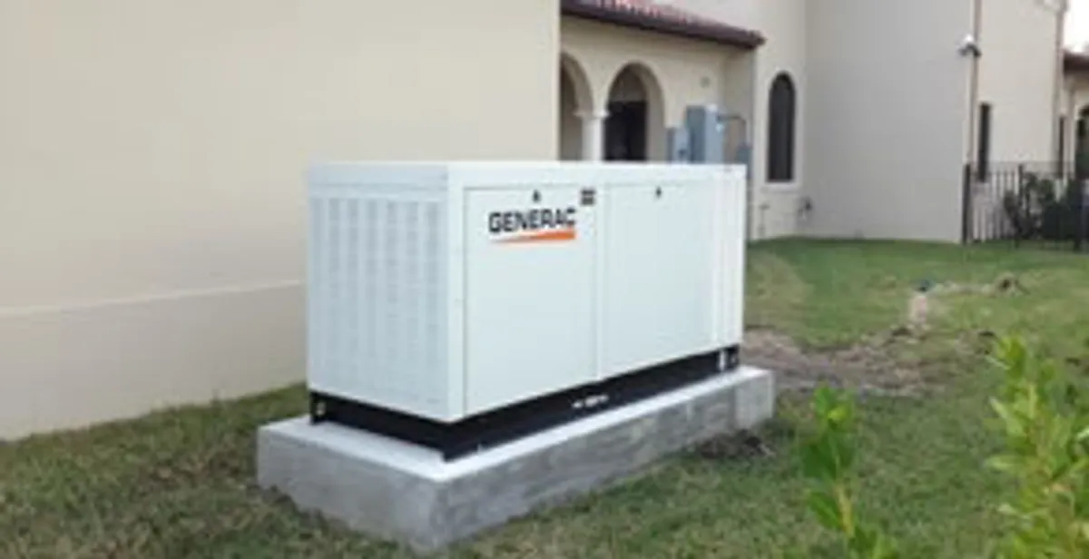 generator installation service showing standby generator professionally installed for residential power backup in Columbia, MO