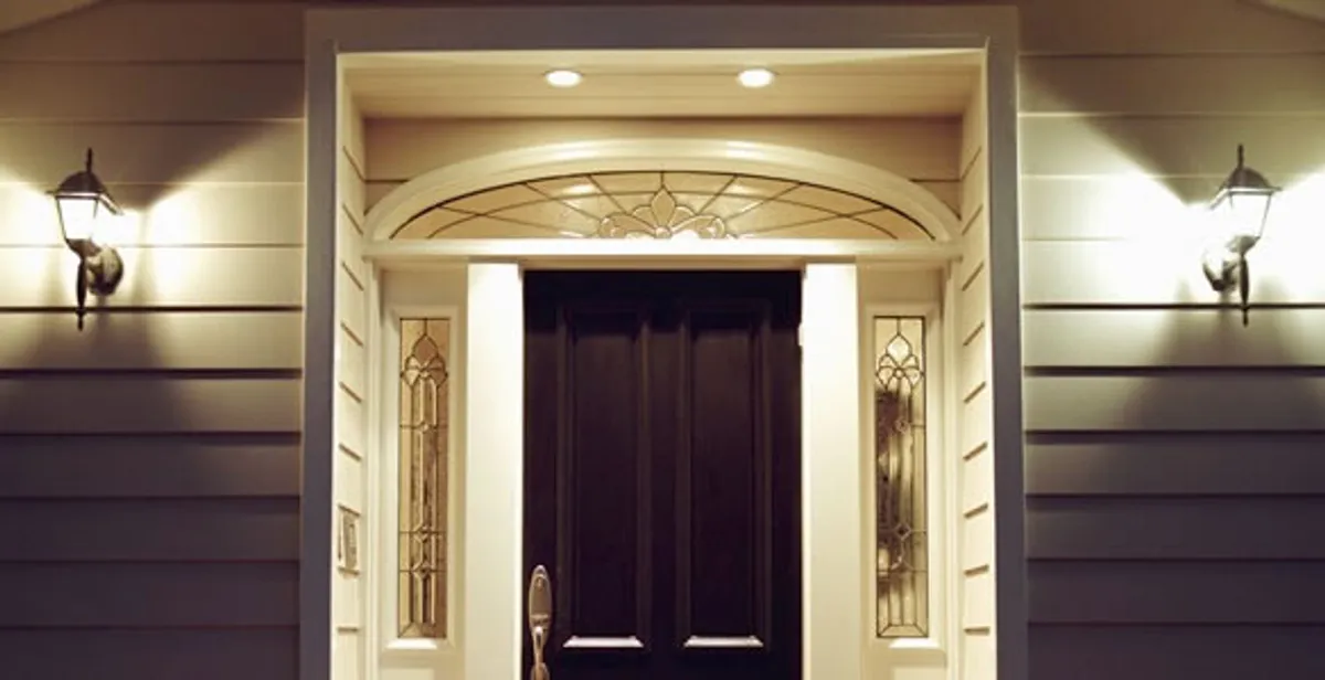 security light installation services with professionally installed entryway lighting in Columbia, MO